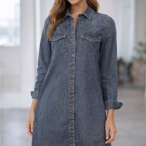 Old Navy Long Sleeve Denim Dress